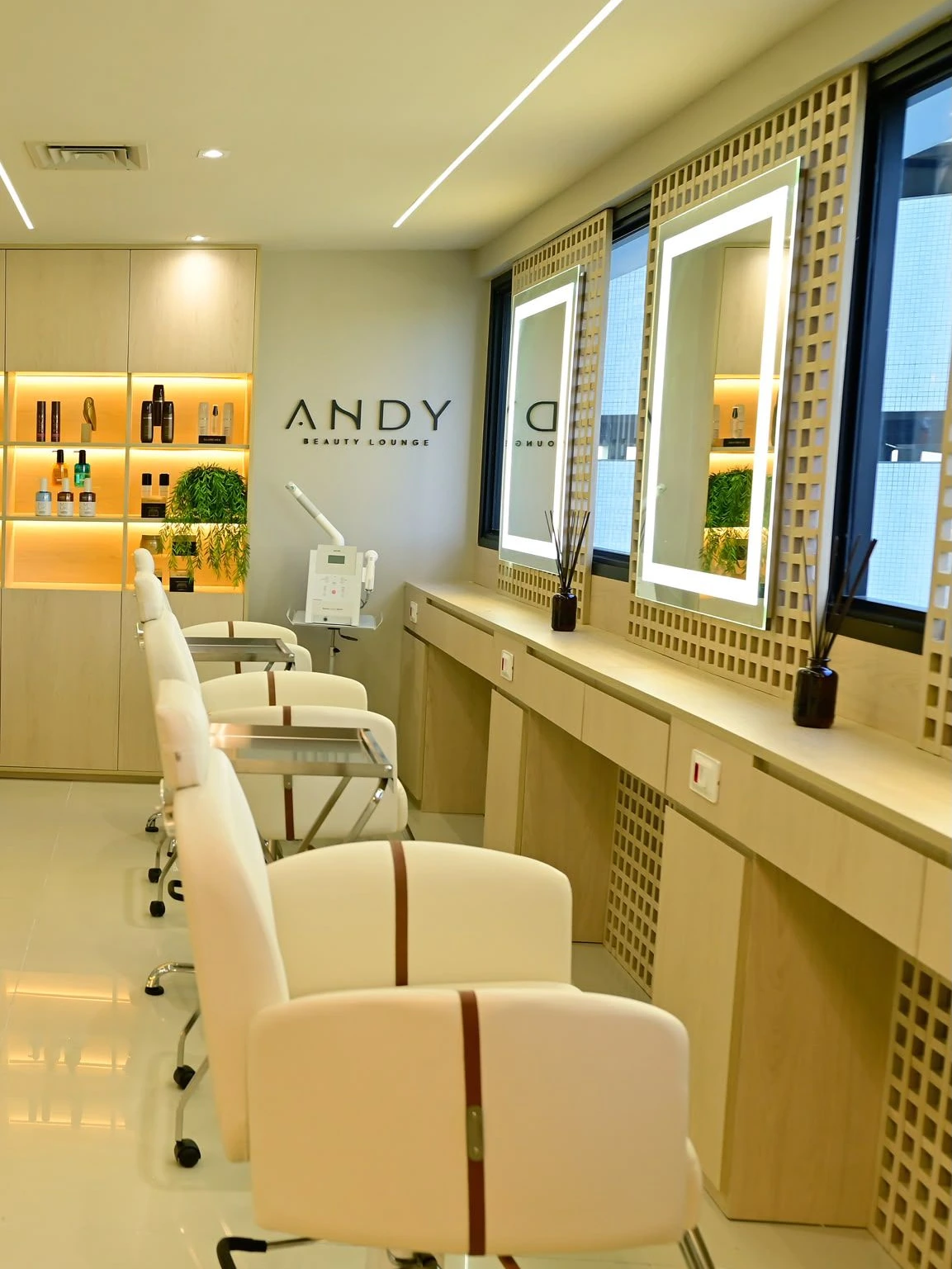 Ambiente reservado do lounge